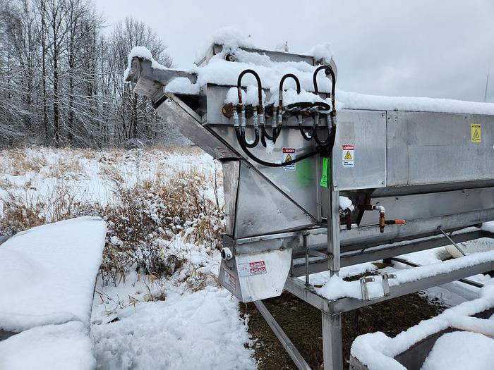 Used Custom Designed and Fabricated Stainless Steel Onion Peeler