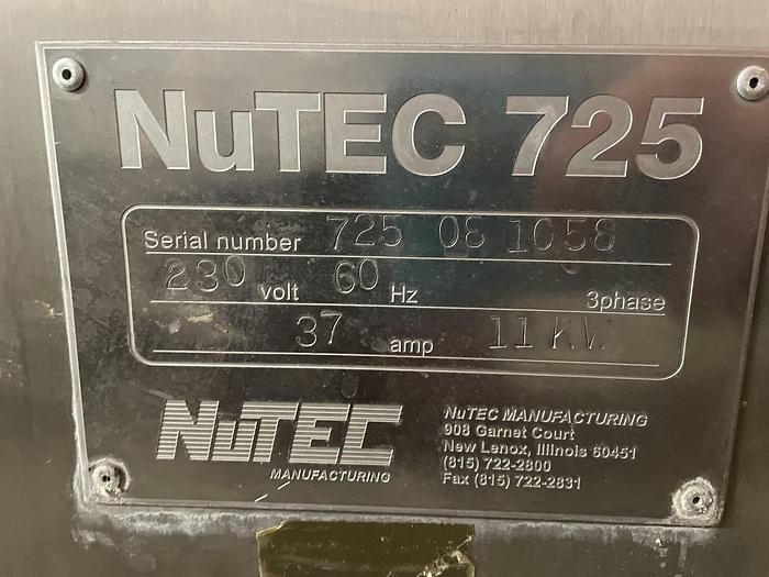 Used NuTEC Manufacturing  725