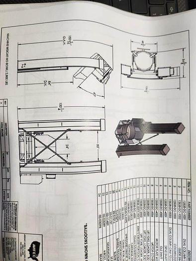 Used 2022 AMFEC 2-3K Dual Column Dumper