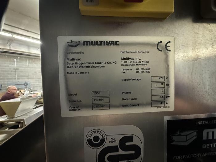 Used 2007 MULTIVAC T350