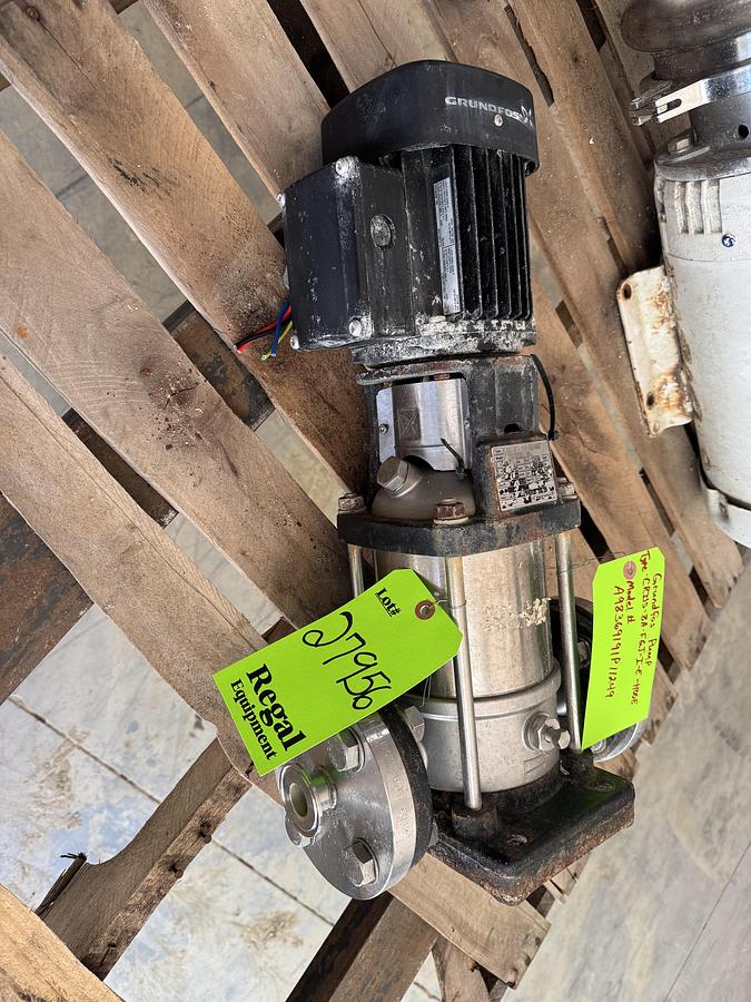 Used Grundfos Vertical Multistage Centrifugal Pump A98369191P11249