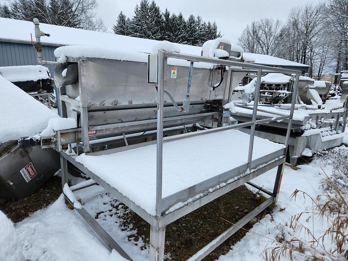 Used Custom Designed and Fabricated Stainless Steel Onion Peeler