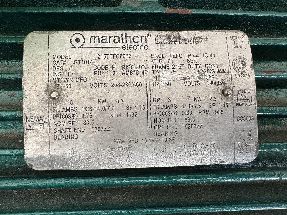 Used Marathon Electric 215TTFC6076