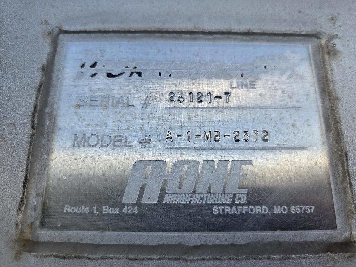Used A-One Manufacturing Co.  A-1-MB-2372