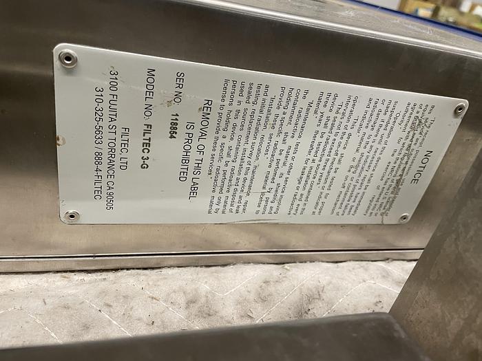 Used FILTEC 3G Filtec Level Inspector