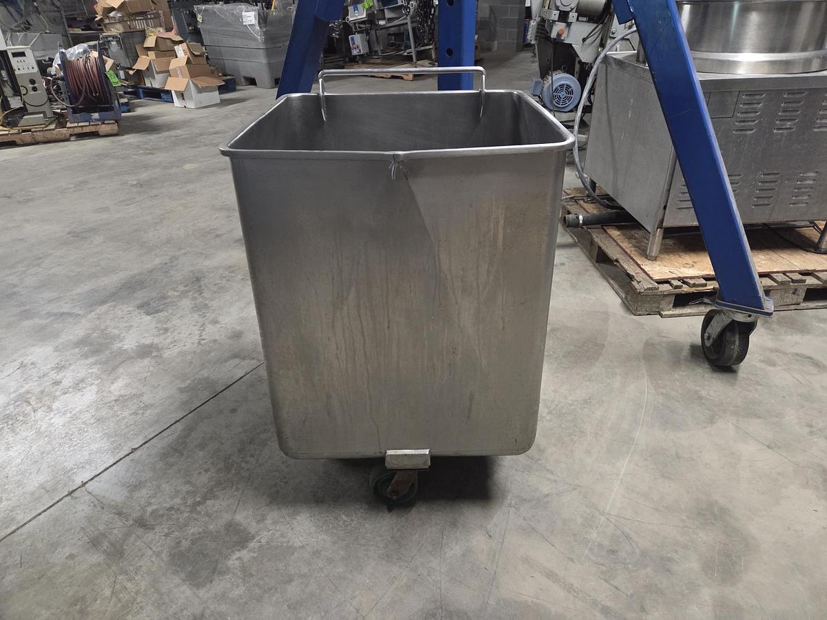 Used Custom Designed & Manufactured Stainless Steel Dump Buggy 600lbs.
