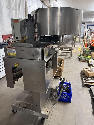 Used KAPS-All Packaging Systems, Inc.  Model A-6 Portable 6 Spindle Inline Capper