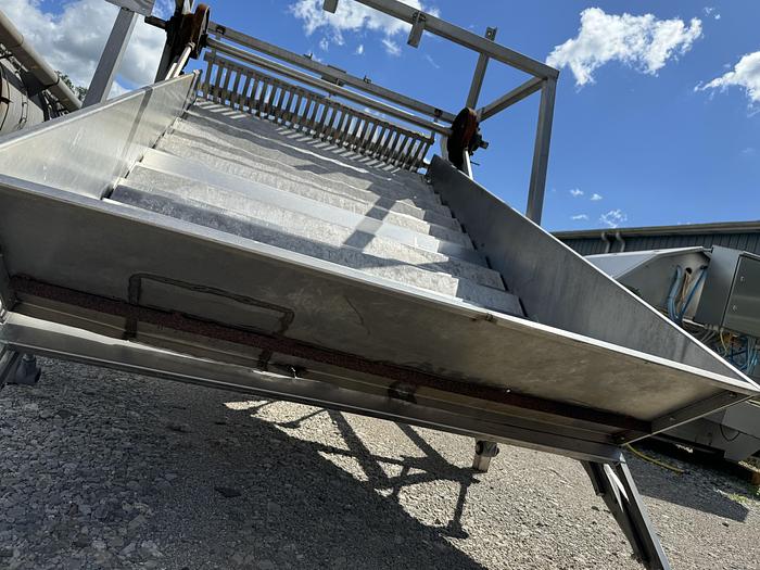 Used Magnuson Engineering Shufflo Feeder and Slicer 54" Wide