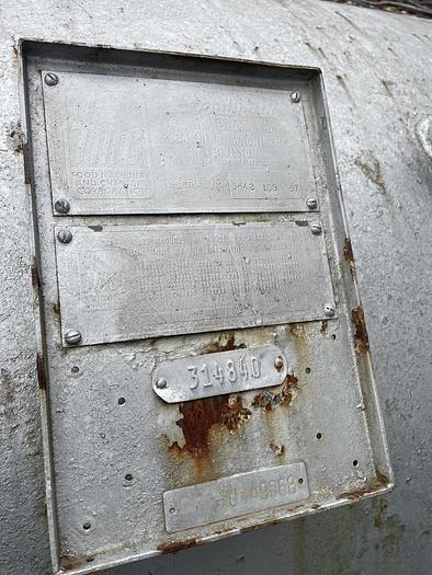 Used 1957 JBT/FMC 2 Shell Sterilimatic Rotary Cooker Cooler System