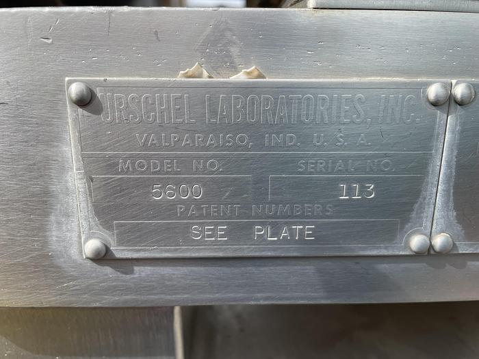 Used Urschel Laboratories COMITROL Processor Model 5600