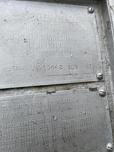 Used 1957 JBT/FMC 2 Shell Sterilimatic Rotary Cooker Cooler System