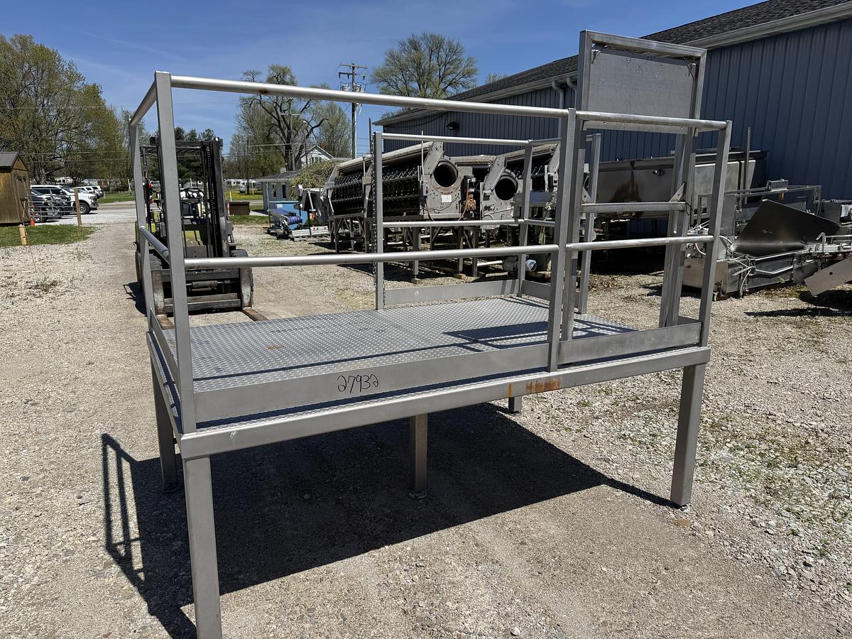 Used Custom Designed & Manufactured Stainless Steel Operators Platform