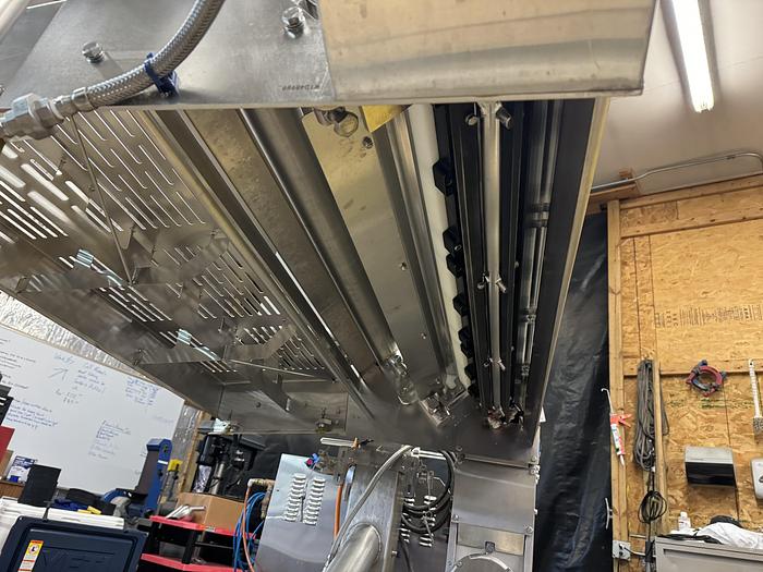 Used REISER VEMAG SCD Water Wheel Shredder Cutter Depositor