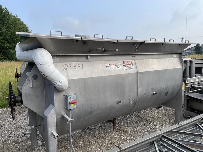 Used 1985 RIETZ BEPEX Ribbon Blender Surge Tank C-46-K3210