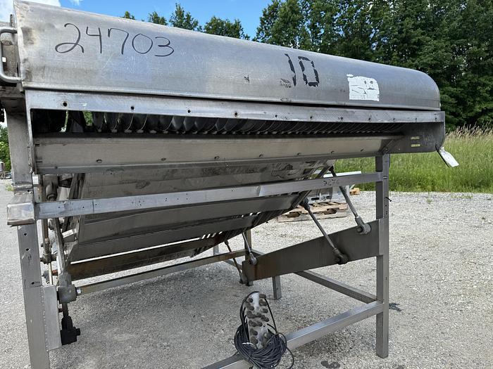 Used Magnuson Engineering Shufflo Feeder and Slicer 54" Wide