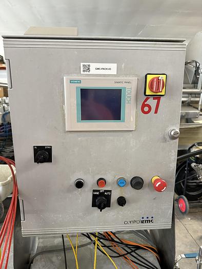 Used Control GMC Cup, Tub and Tray Filling and Lidding Line FDS1500