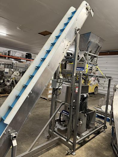 Used Weighpack VerTek Bagger 750 & V-5 2 Lane Weigh Filler