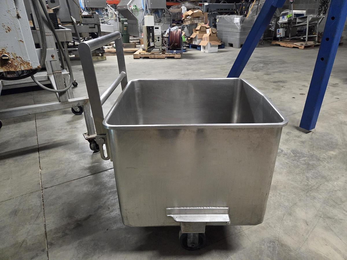 Used Custom Designed & Manufactured Stainless Steel Dump Buggy 400lbs.