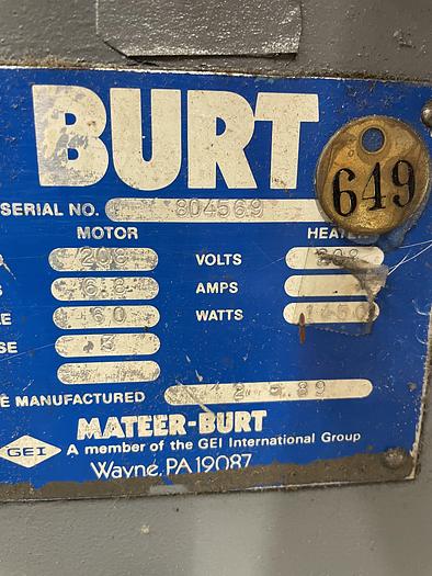 Used 1989 BURT  408D Hydraulic Roll Through Labeler