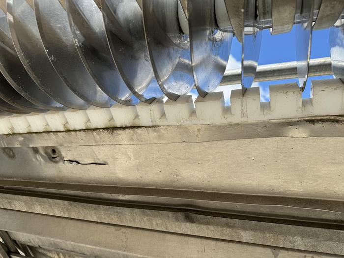 Used Magnuson Engineering Shufflo Feeder and Slicer 54" Wide