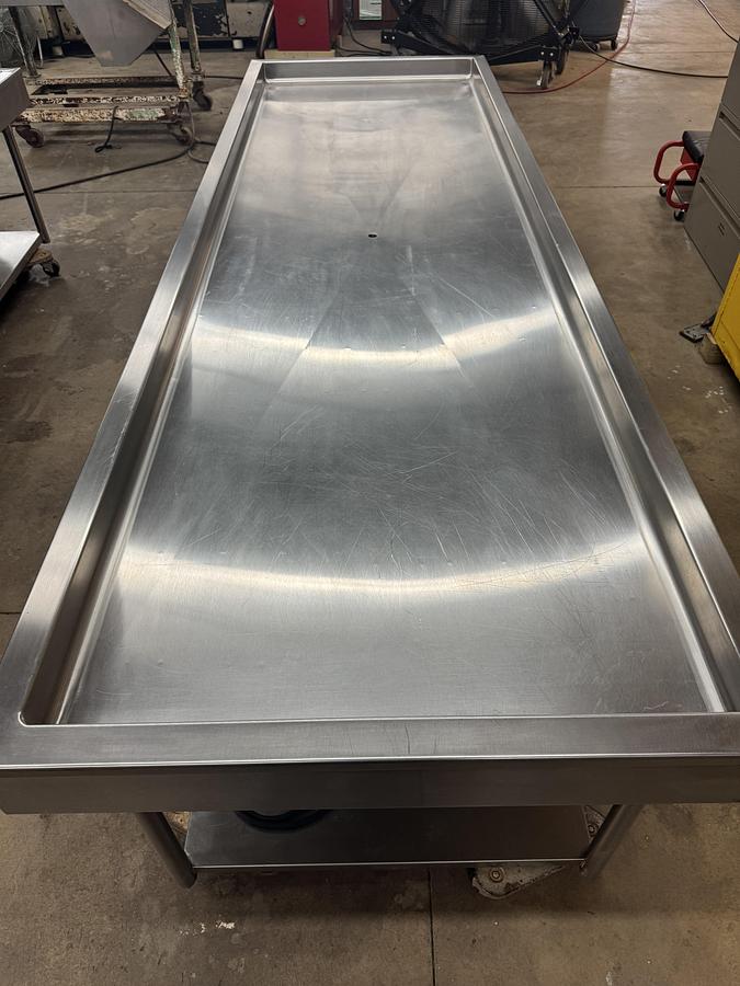 Used 2016 Leslie Fisher Engineering Inc. Stainless Steel Chiller Table