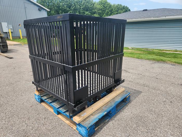 Used Custom Designed & Fabricated Mild Steel Square Retort Basket