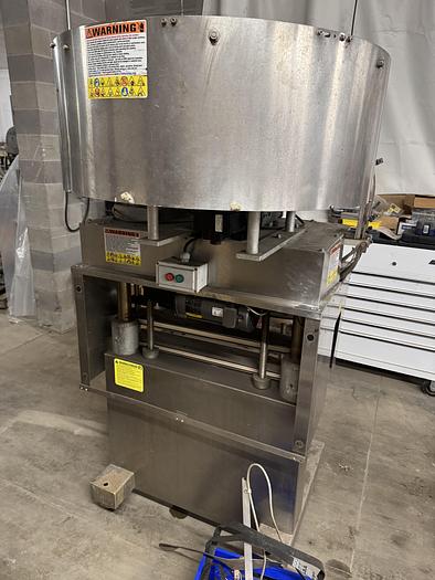 Used KAPS-All Packaging Systems, Inc.  Model A-6 Portable 6 Spindle Inline Capper