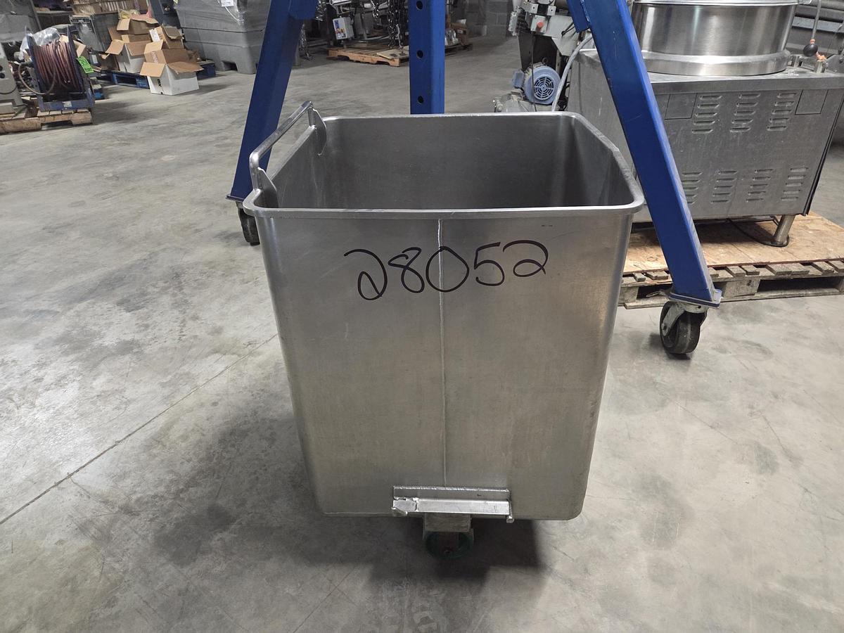 Used Custom Designed & Manufactured Stainless Steel Dump Buggy 600lbs.