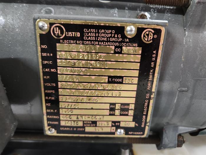 Used Custom Desinged and Fabricated Stainless Steel Pump Skid