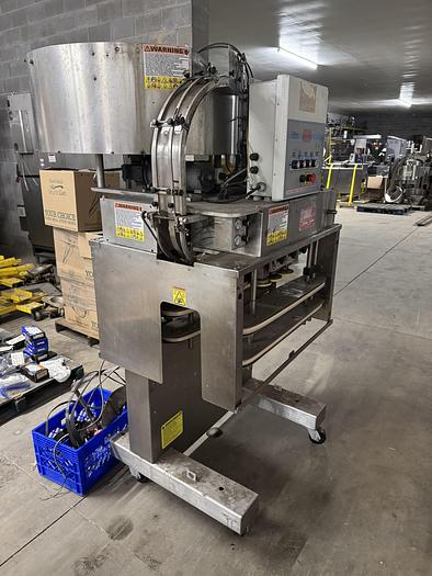 Used KAPS-All Packaging Systems, Inc.  Model A-6 Portable 6 Spindle Inline Capper