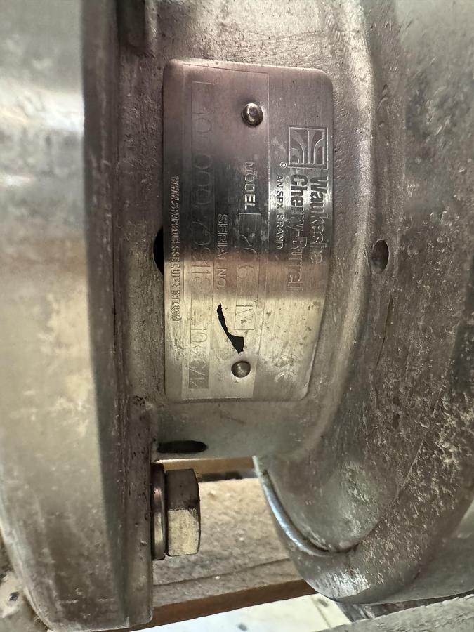 Used Waukesha Positive Displacement Pump MN: 20651