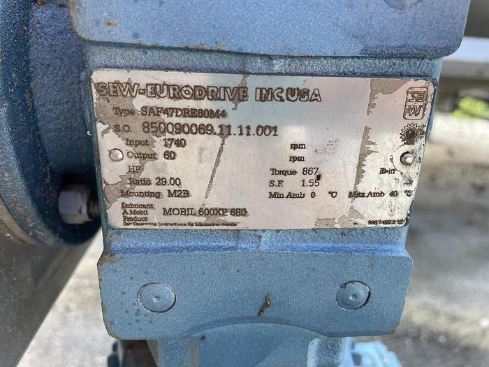 Used Custom Designed and Fabricated Stainless Steel Product Conveypr