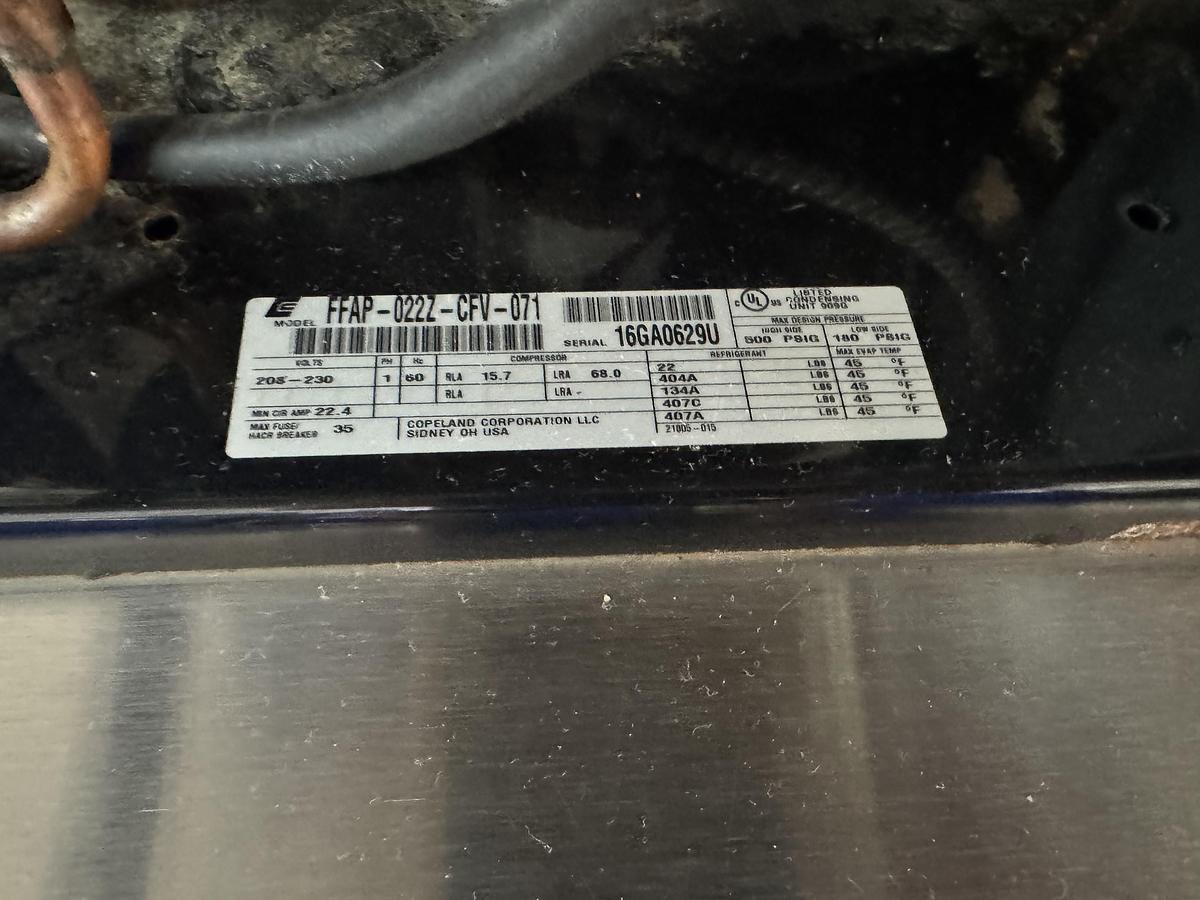 Used 2016 Leslie Fisher Engineering Inc. Stainless Steel Chiller Table