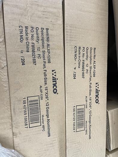 Used 2023 WINCO US ALXP-1200 Aluminum Sheet Pans