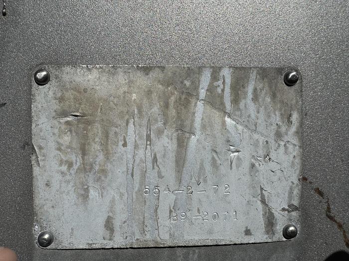 Used Bauer Bros. Co. Hydrasieve  554-2-72 54" Wide X 72" Tall Static Screen