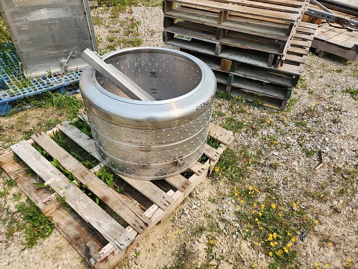 Used Custom Designed & Manufactured Stainless Steel Produce Spinner Basket