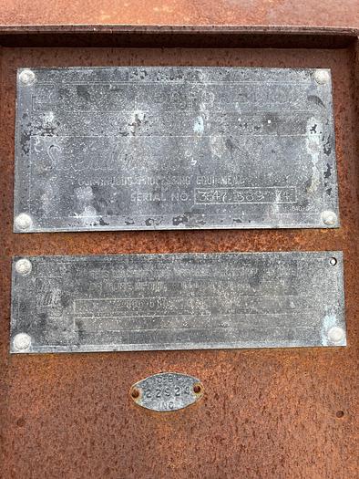 Used 1974 FMC Technologies 47 Step Reel for 300 X 407 Dia. Cans Continious Pressure Rotary Steralizer Cooker Shell