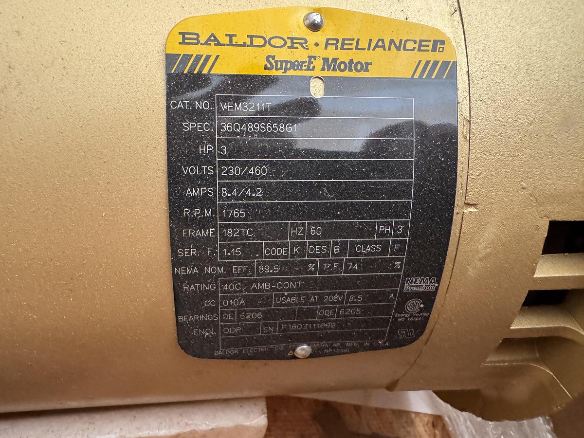 Baldor Reliance Industrial Motors VEM3211T
