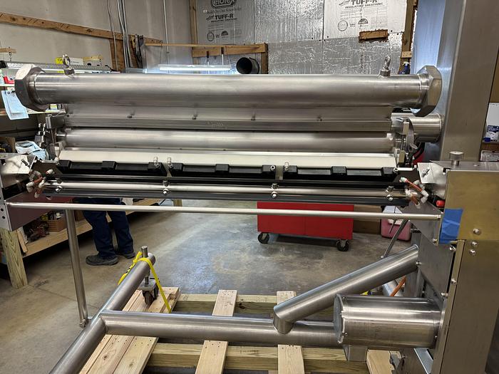 Used REISER VEMAG SCD Water Wheel Shredder Cutter Depositor