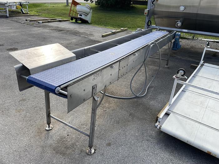 Used Custom Designed and Fabricated Stainless Steel Product Conveypr