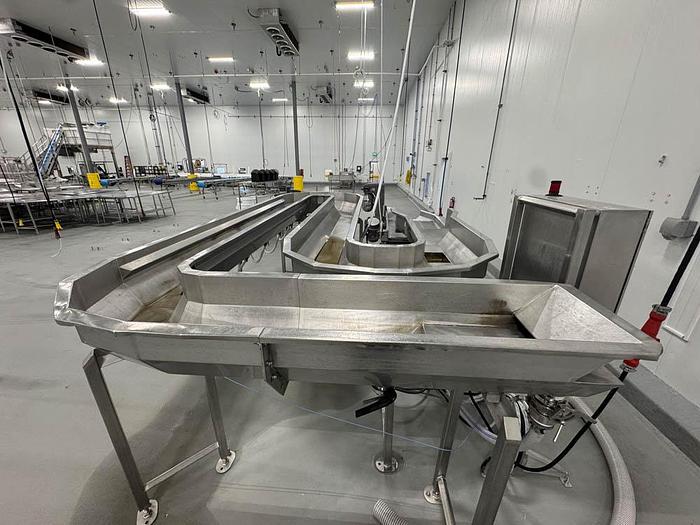 Used Heinzen Manufacturing International 2400 Open Flume Wash System