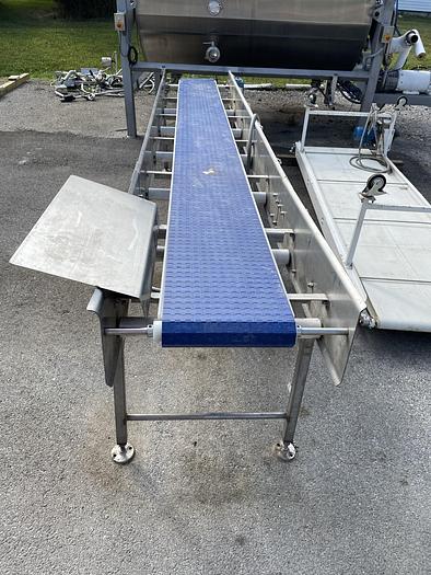 Used Custom Designed and Fabricated Stainless Steel Product Conveypr