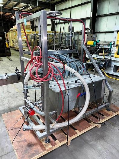Used Apex Filling Systems  POF-12 12 Spout Pressure Liquid Filler