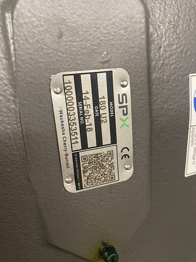 Used 2018 SPX 180-U2 Lobe Pump