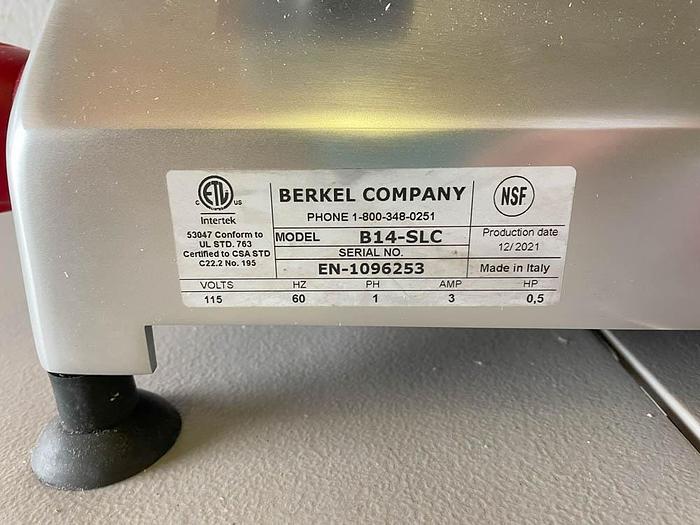 Used 2021 HOBART BERKEL B14-SLC Manual Meat and Cheese Slicer