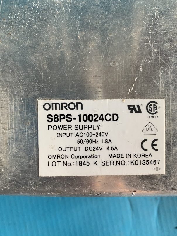 Used Omron Power Supply S8PS-10024CD