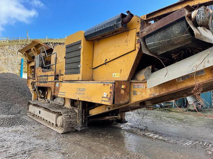 Used 2007 Extec C12+ tracked jaw crusher