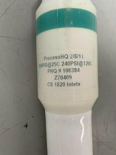 Used ProcessHQ Z70409 Hose 2" x 16" w/ CS 1820 Inlets, 240/300 PSI