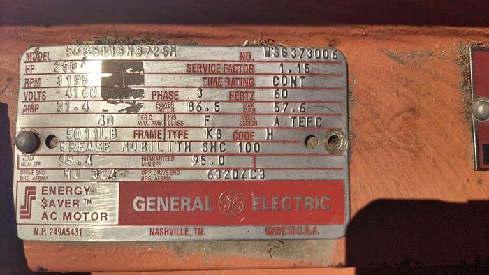 Used Blower, 250 HP, Twin City Fan, Size 941, Type RBW-SW #S744543