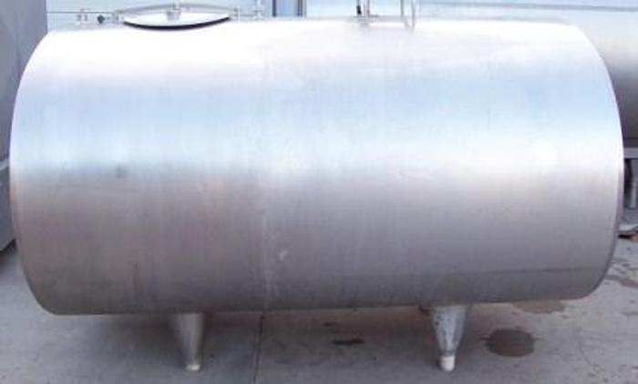Used 1250 DELAVAL BUlk Milk Tank - Bulk Tanks  Equipment